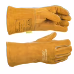 Weldas COMFOflex® Golden Brown™ 10-2392GB welding gloves with aluminised shield, photo 3