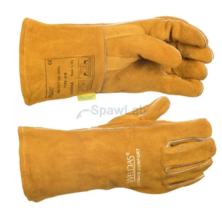 Weldas COMFOflex® Golden Brown™ 10-2392GB welding gloves with aluminised shield, photo 3