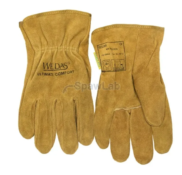 Weldas 10-2064 Schweißerhandschuhe aus robustem Rindspaltleder