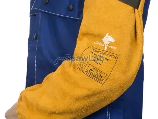 Weldas Golden Brown™ leather welding sleeves 44-2321