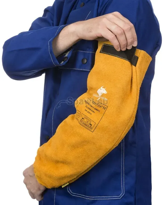Weldas Rękawy spawalnicze skórzane Golden Brown™ 44-2321, zdjęcie 3