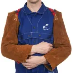 Weldas Lava Brown™ Schweißerärmel aus Leder (58 cm) 44-7023