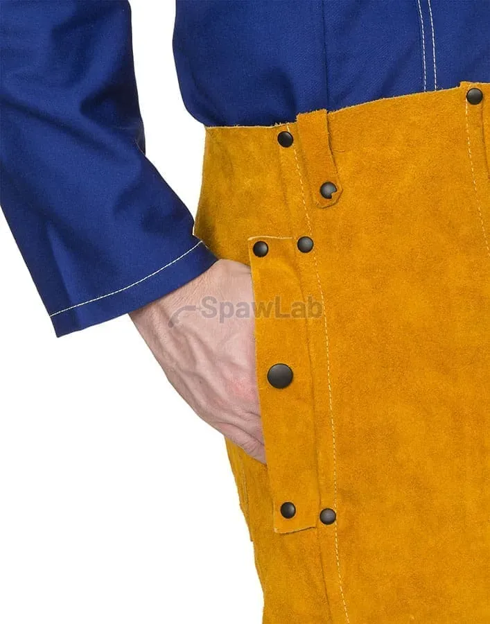 Weldas Golden Brown™ 44-2600 leather welding trousers, photo 2