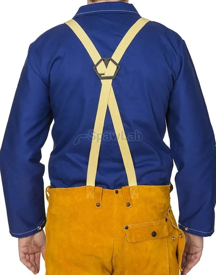 Weldas Golden Brown™ 44-2600 leather welding trousers, photo 4