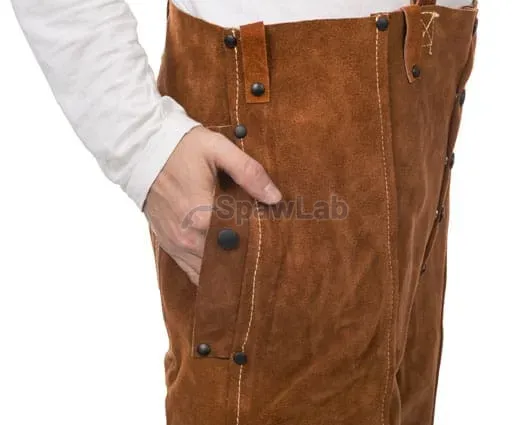 Weldas Skórzane spodnie spawalnicze Lava Brown™ 44-7440/7600, zdjęcie 4