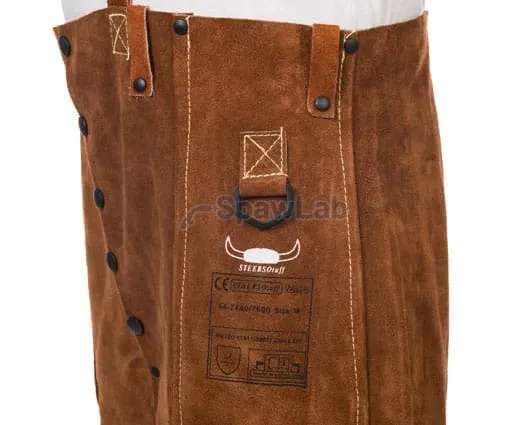 Weldas Skórzane spodnie spawalnicze Lava Brown™ 44-7440/7600, zdjęcie 5