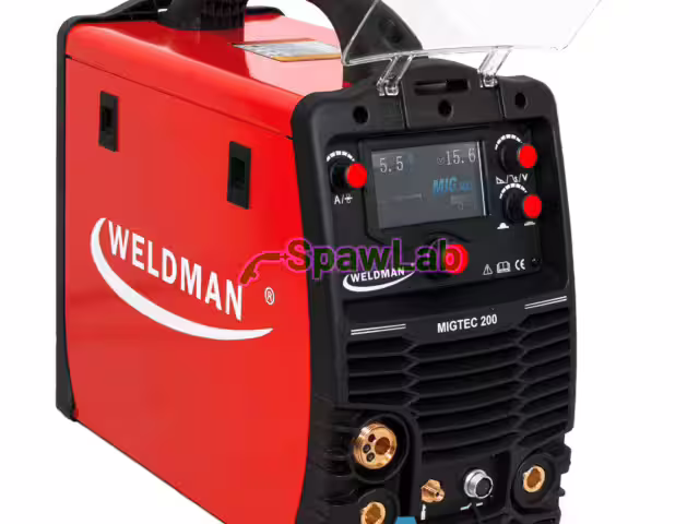 Weldman Migtec 200 LCD Synergy PAK MIG/TIG/MMA