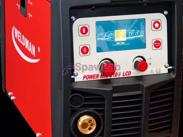 Weldman Power MIG 210 LCD Synergy MIG/TIG/MMA 4×4