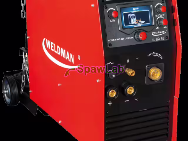 Weldman Power MIG 280 LCD Synergy 4×4