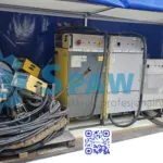Zestaw- 2x Esab LAE 1250, 1x Esab LAE 800 + 3x traktorek spawalniczy esab ( panel A2-A6), Przewód pośredni ok 50m, zdjęcie 12
