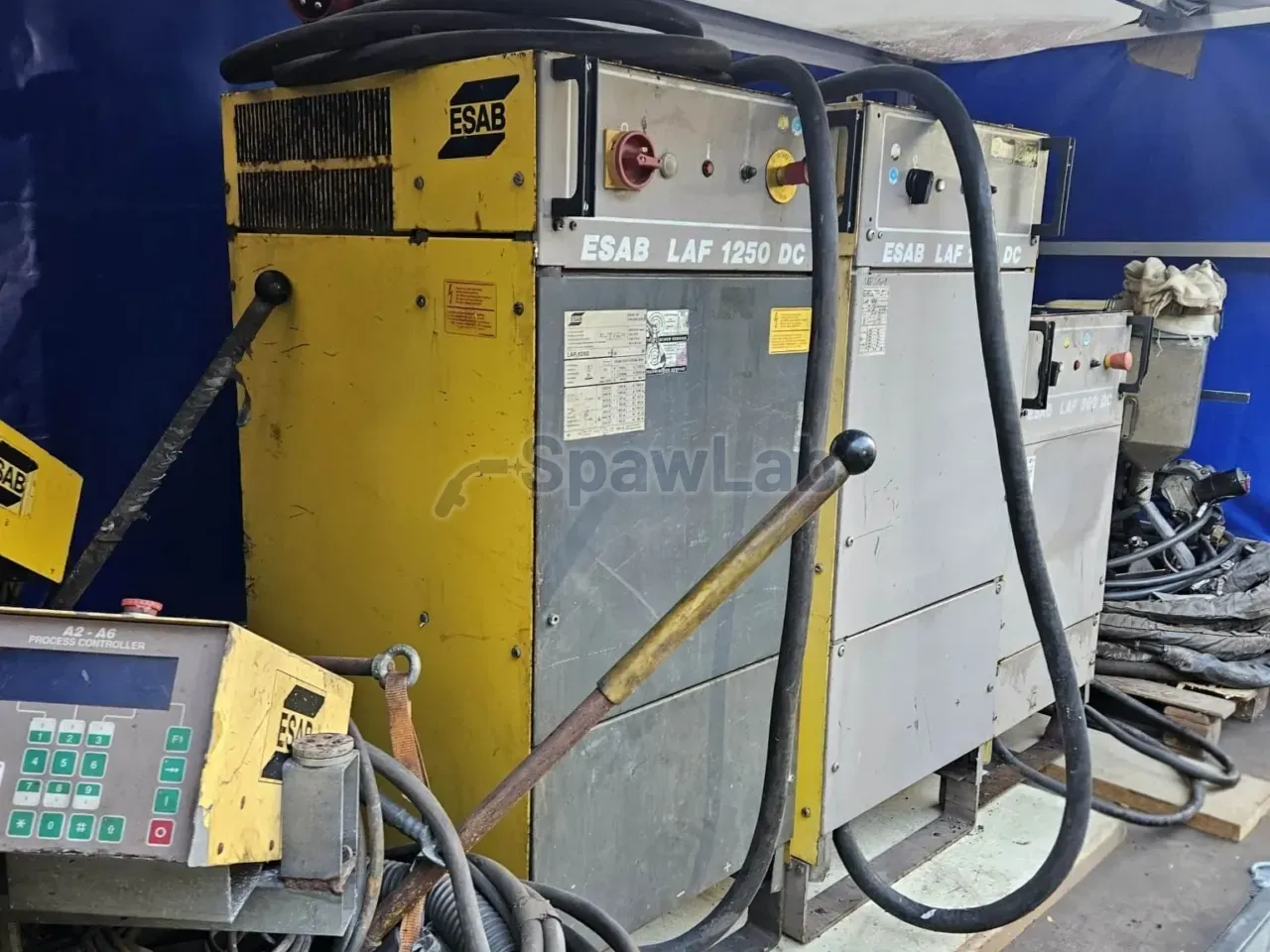 Zestaw- 2x Esab LAE 1250, 1x Esab LAE 800 + 3x traktorek spawalniczy esab ( panel A2-A6), Przewód pośredni ok 50m, zdjęcie 2