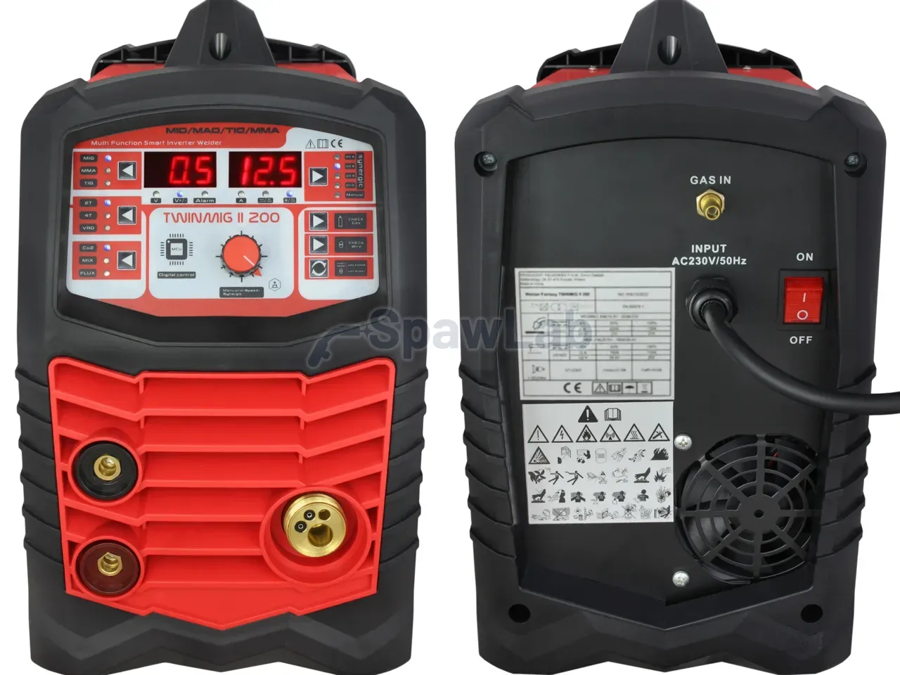 MIG/MAG welder 3 in 1 TWINMIG2 200 A synergic MIG/MAG/Fcaw/MMA/TIG Lift Welder Fantasy 230 V, photo 4
