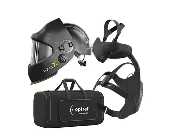 Optrel Helix CLT Schweißset mit Gebläseatemschutz swiss air - 4600.160