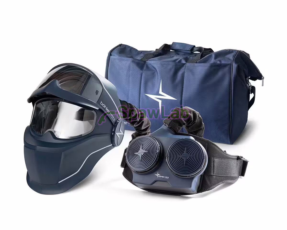 Böhler Welding Evolution Vision 65FM Air Kit, Automatikhelm mit Auto-Shade mit Gebläseatemschutz Evolution Air