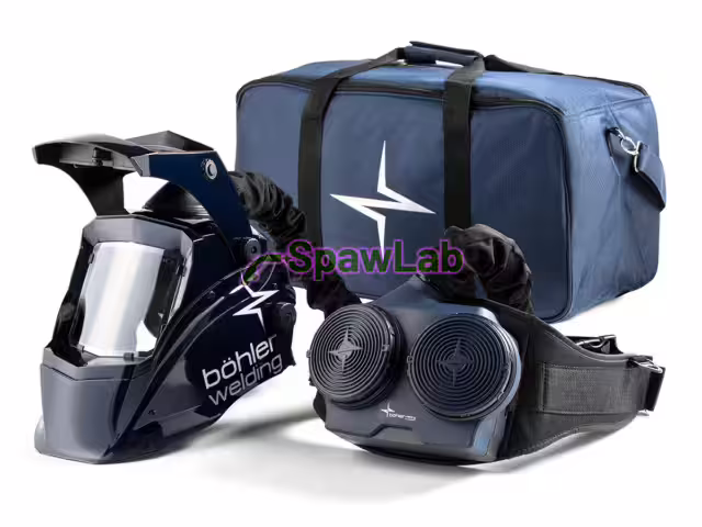 Böhler Welding Guardian 62F Air Kit, flip-up welding helmet with Evolution Air PAPR