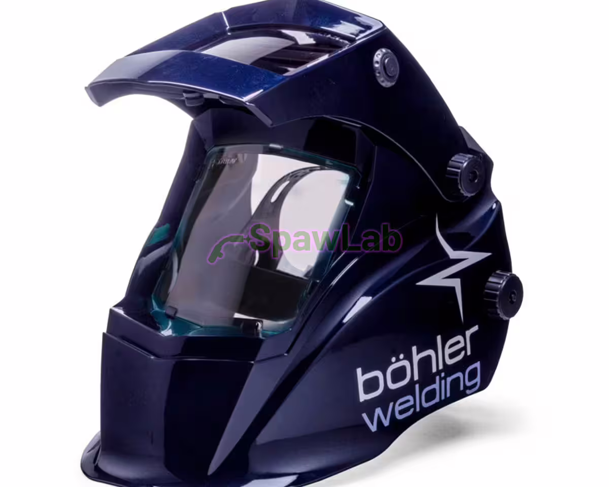 Przyłbica Böhler Welding Guardian 62F z podniesioną pokrywą flip-up