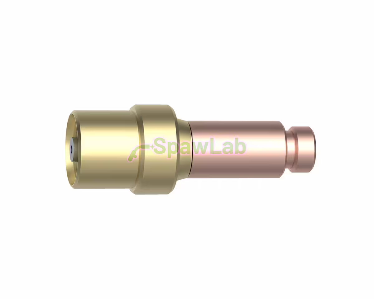 Böhler Welding Spannhülsengehäuse mit Gaslinse 1,0 mm für WIG-Brenner 17/18/26 (3 Stk.)
