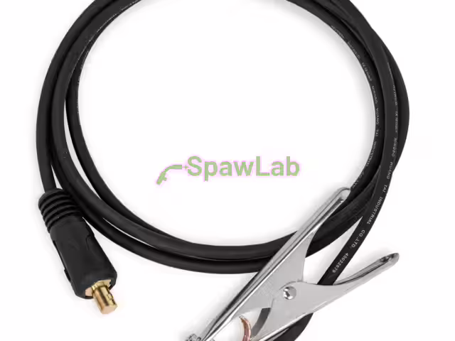 Böhler Welding work cable with clamp 25 mm², 3 m, plug 50 mm²