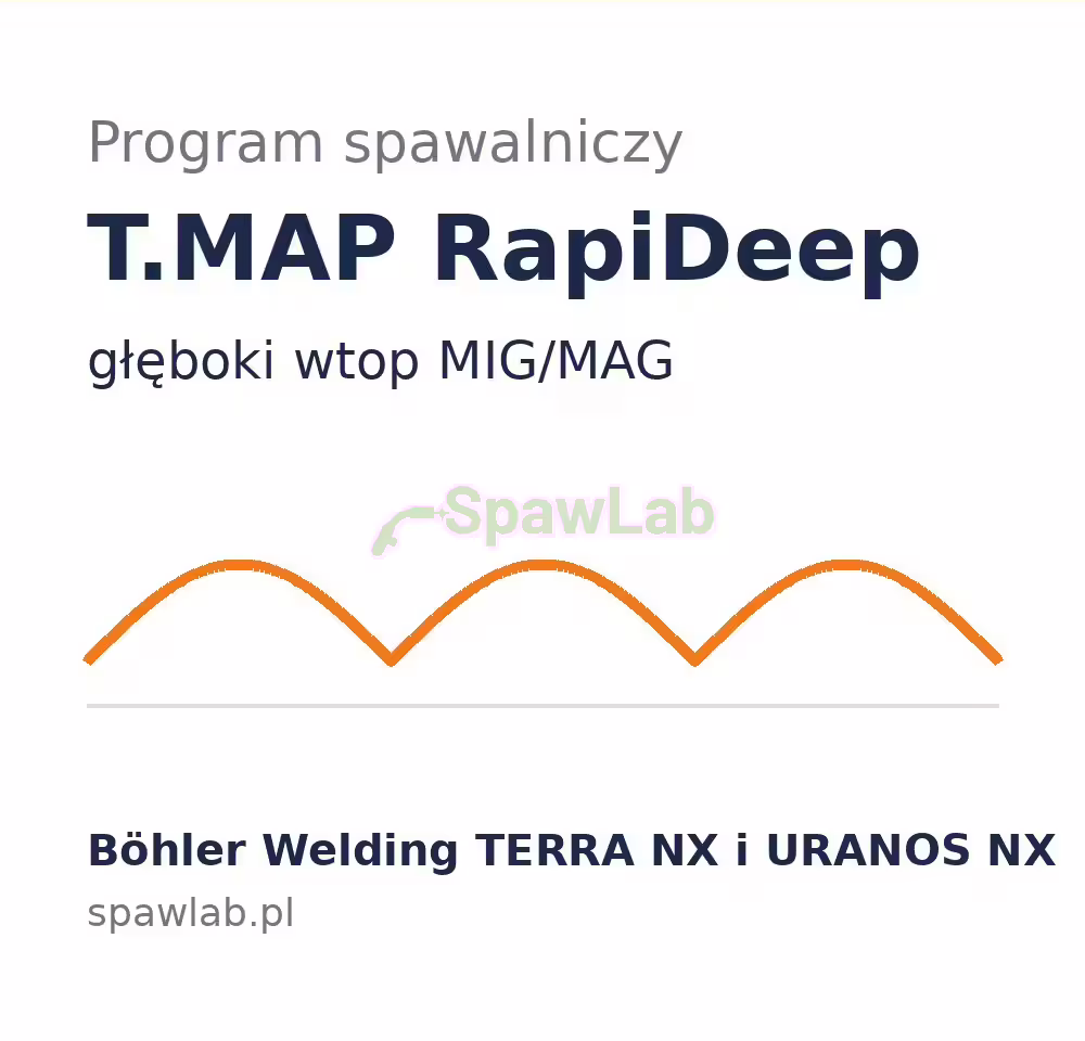 Program spawalniczy RapiDeep do maszyn Böhler Welding TERRA NX i URANOS NX
