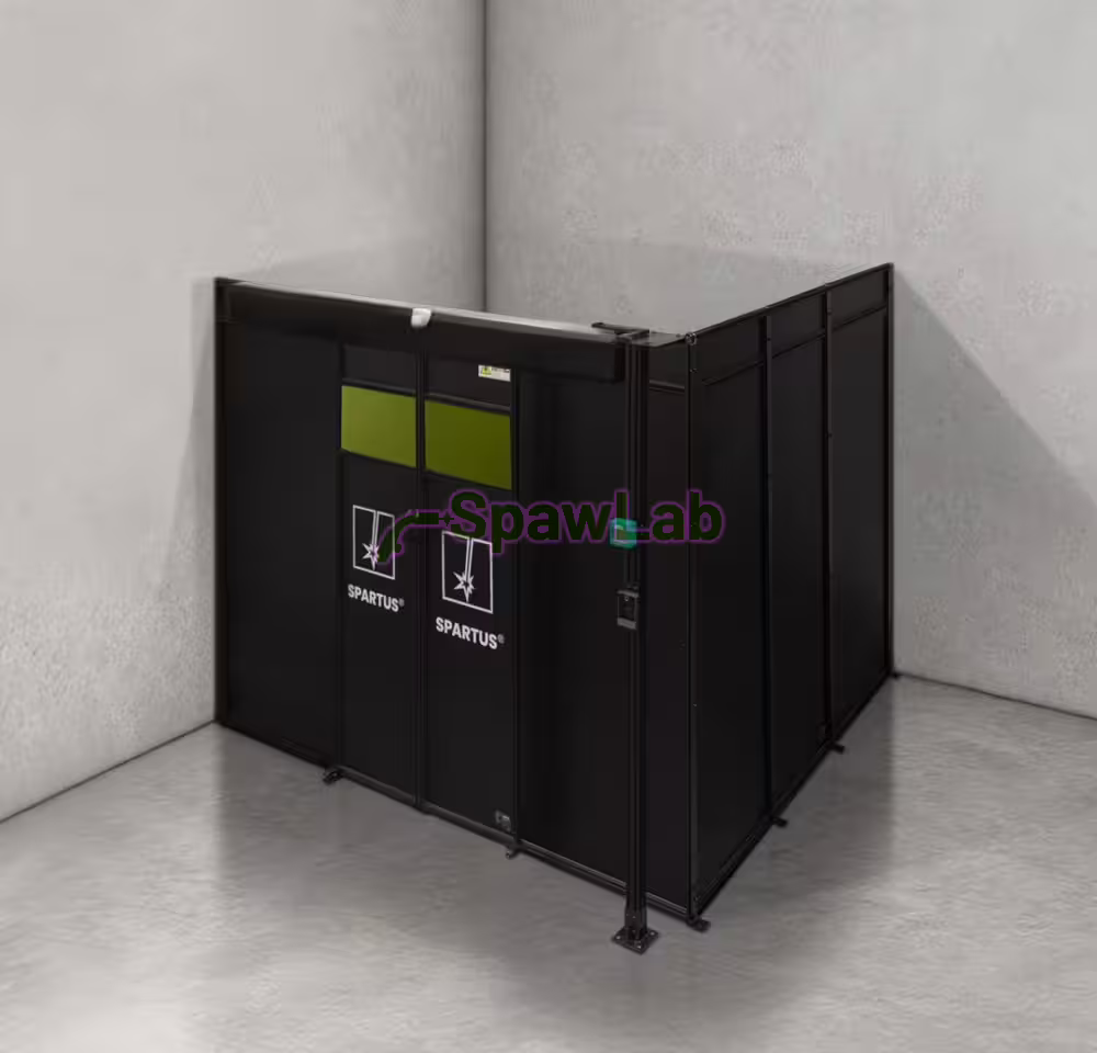 Spartus Modułowa cela for welding laser 3000x3000x2250 - układ L (2 ściany)