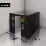 Spartus Modułowa cela for welding laser 3000x4000x2250 - układ L (2 ściany)