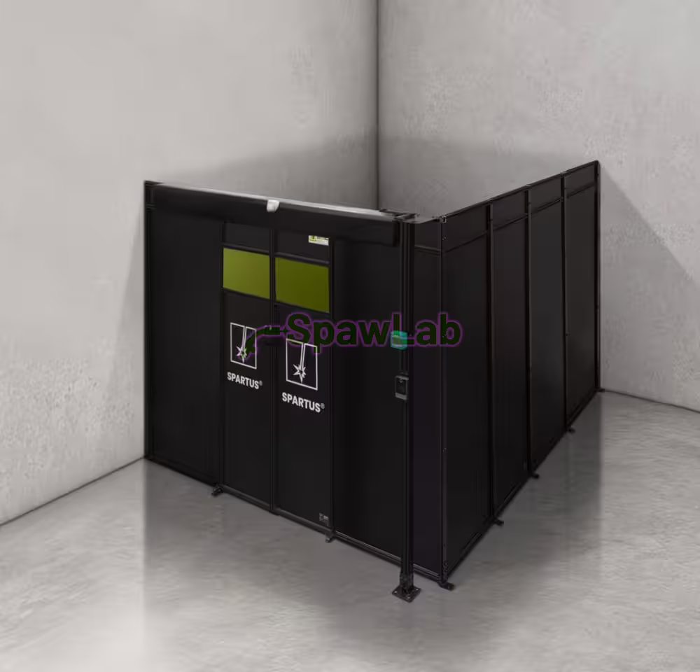 Spartus Modułowa cela for welding laser 3000x4000x2250 - układ L (2 ściany)