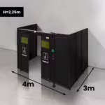 Spartus Modułowa cela for welding laser 4000x3000x2250 - układ U (3 ściany)