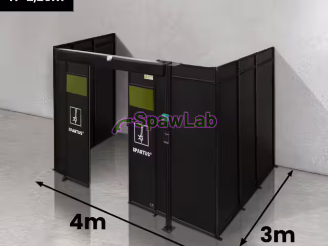 Spartus Modułowa cela for welding laser 4000x3000x2250 - układ U (3 ściany)
