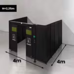 Spartus Modułowa cela für Schweißen Laser 4000x4000x2250 - układ U (3 ściany)
