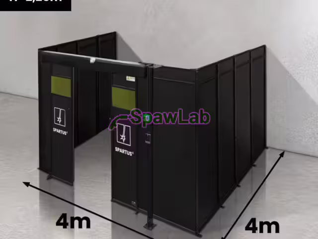 Spartus Modułowa cela for welding laser 4000x4000x2250 - układ U (3 ściany)
