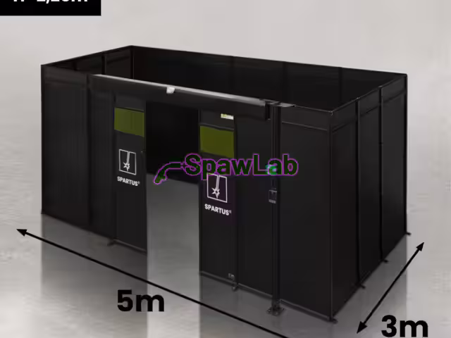 Spartus Modułowa cela for welding laser 5000x3000x2250 - układ czterostronny (4 ściany)