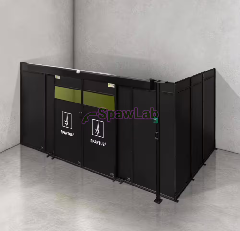 Spartus Modułowa cela for welding laser 5000x3000x2250 - układ L (2 ściany)