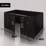 Spartus Modułowa cela für Schweißen Laser 5000x4000x2250 - układ czterostronny (4 ściany)