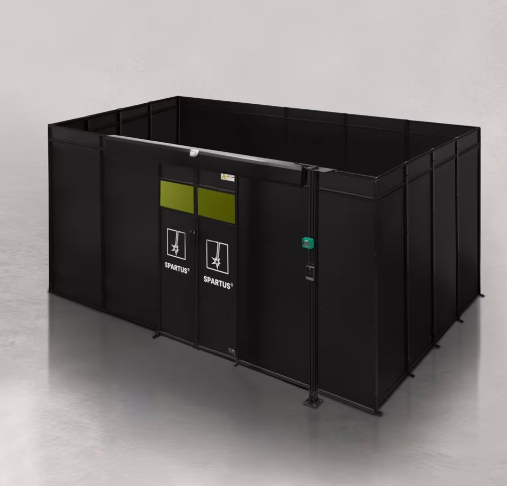 Spartus Modułowa cela für Schweißen Laser 5000x4000x2250 - układ czterostronny (4 ściany)