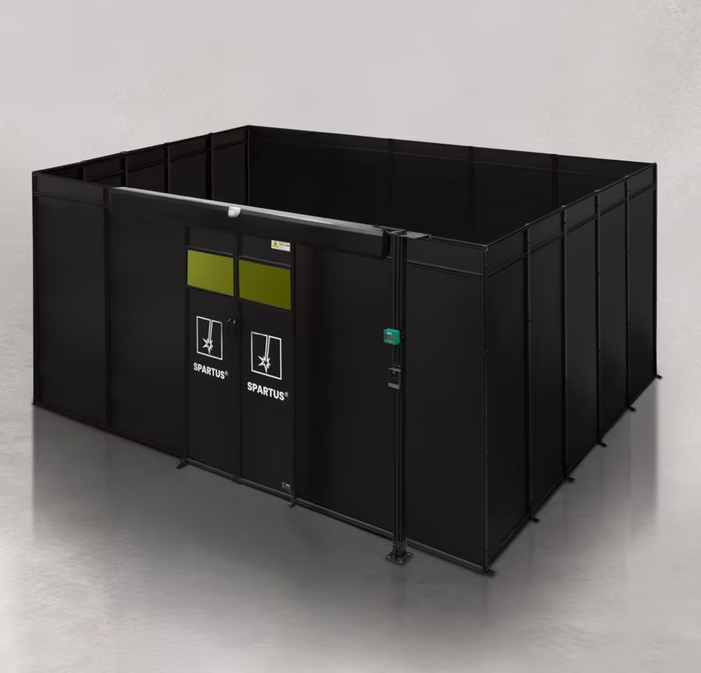 Spartus Modułowa cela für Schweißen Laser 5000x5000x2250 - układ czterostronny (4 ściany)
