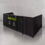 Spartus Modułowa cela für Schweißen Laser 6000x4000x2250 - układ U (3 ściany)