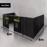 Spartus Modułowa cela for welding laser 6000x5000x2250 - układ U (3 ściany)