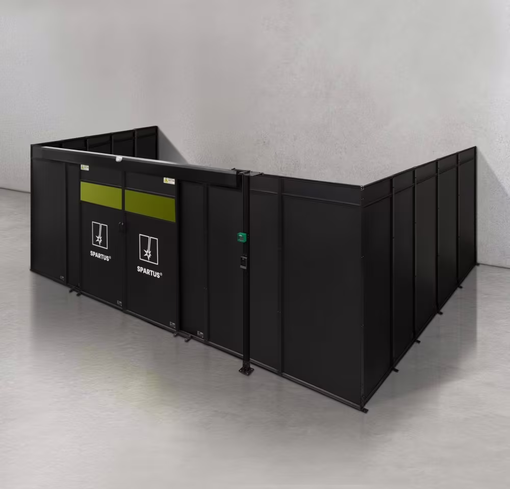Spartus Modułowa cela for welding laser 6000x5000x2250 - układ U (3 ściany)