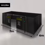 Spartus Modułowa cela for welding laser 7000x4000x2250 - układ czterostronny (4 ściany)