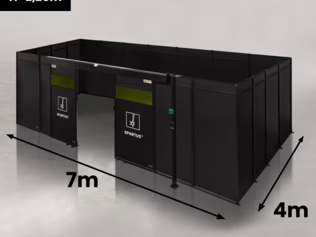 Spartus Modułowa cela for welding laser 7000x4000x2250 - układ czterostronny (4 ściany)