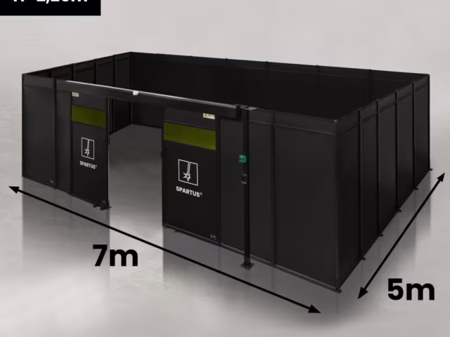 Spartus Modułowa cela for welding laser 7000x5000x2250 - układ czterostronny (4 ściany)