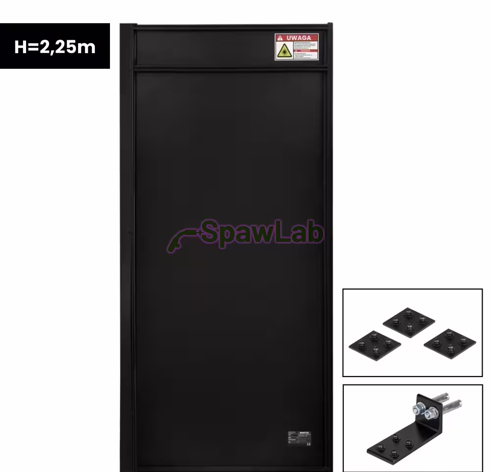 Spartus Panel L=1m prosty - zestaw